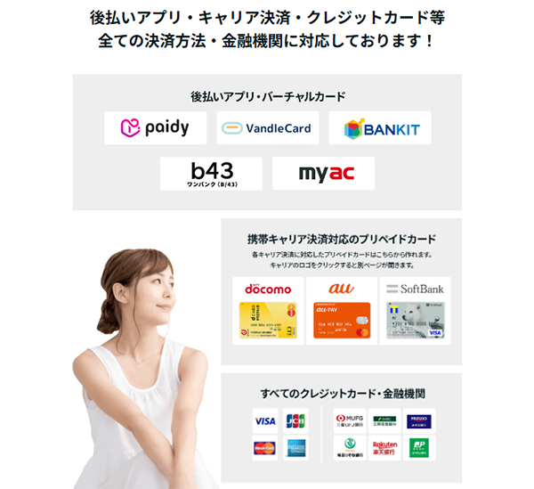 MY CASH24(マイキャッシュ24)で利用できる後払いアプリ