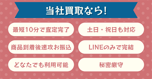 チョッパー 先払い買取サービスの特徴