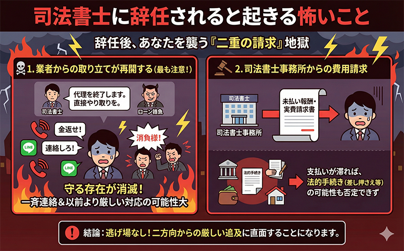 司法書士に辞任されると起きる怖いこと
