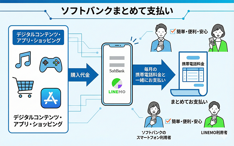 ソフトバンクまとめて支払い