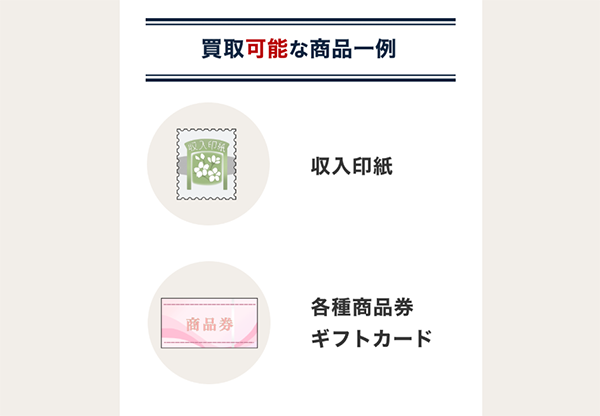 ライオン 先払い買取サービスの取扱商品