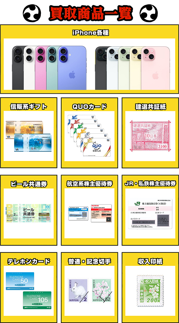 シェイシェイ 先払い買取サービスの取扱商品