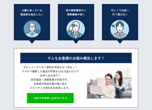 チケットヘブンの特徴
