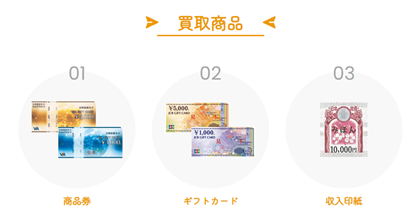 買取ラモンの買取対象商品