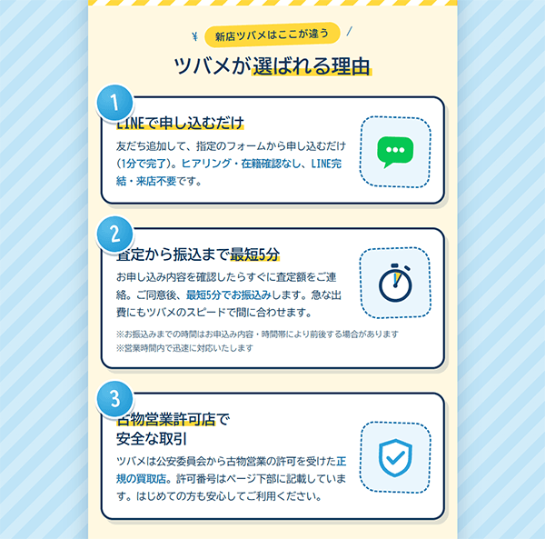 ツバメが選ばれる理由