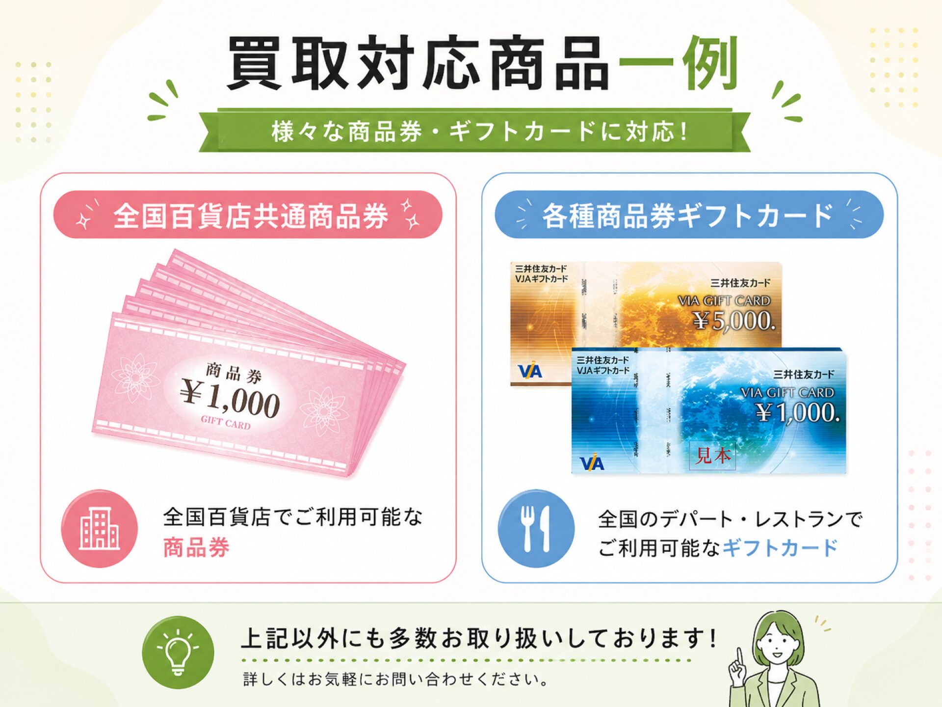 先どり買取の選べる2つの買取方法