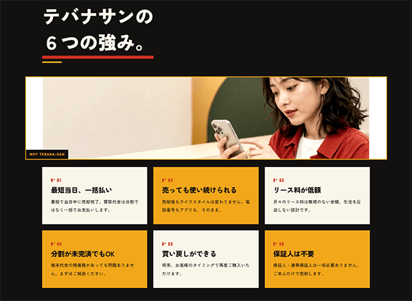 テバナサンの６つの強み